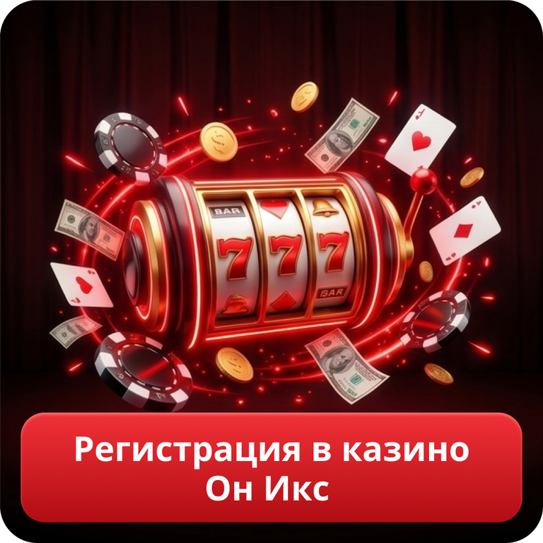 Регистрация в казино Он Икс